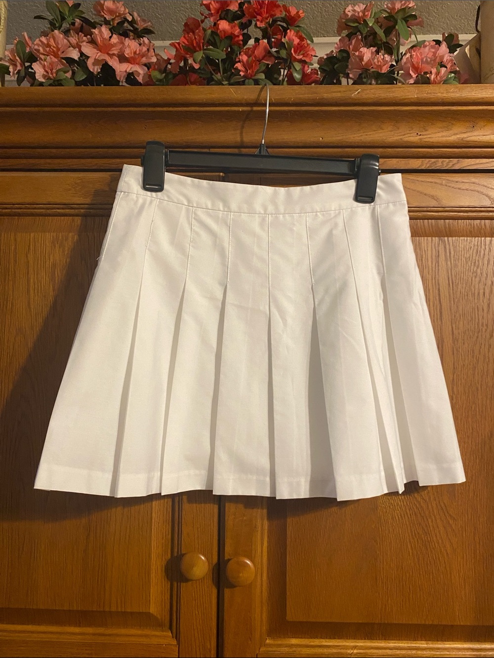 Sunday Best White Pleated Mini Skirt